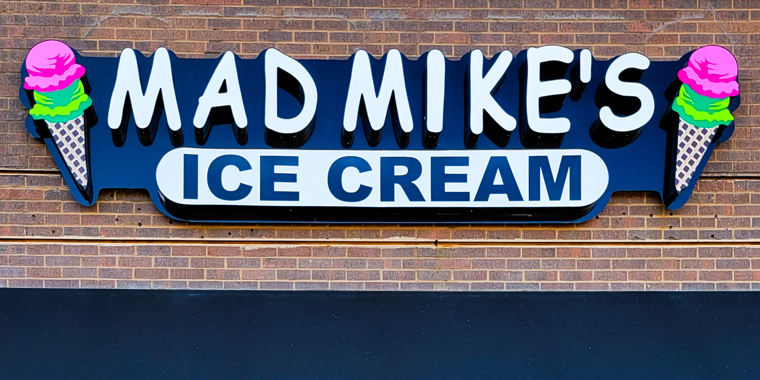 Mad Mikes Ice Cream Shop Sign