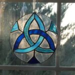 Celtic Knot Stained Glass by KC Hulsman